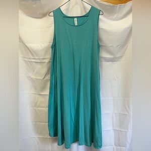 Zenana Outfitters Teal Midi Dress
